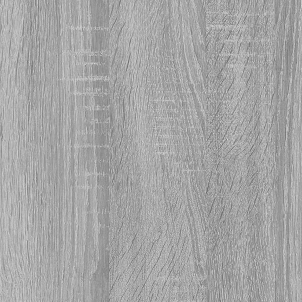 vidaXL Aparadores 3 piezas madera contrachapada gris Sonoma