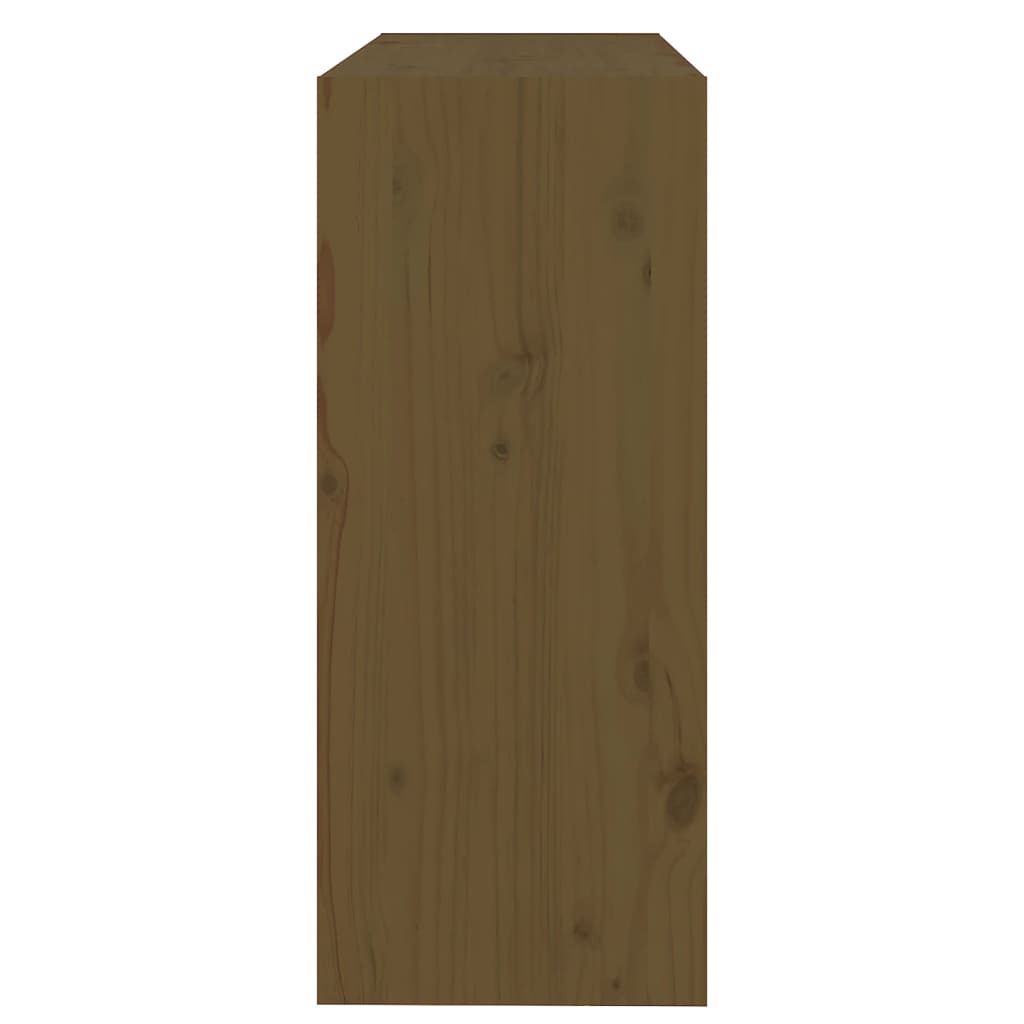 vidaXL Estantería/divisor espacio madera pino marrón miel 80x30x71,5cm