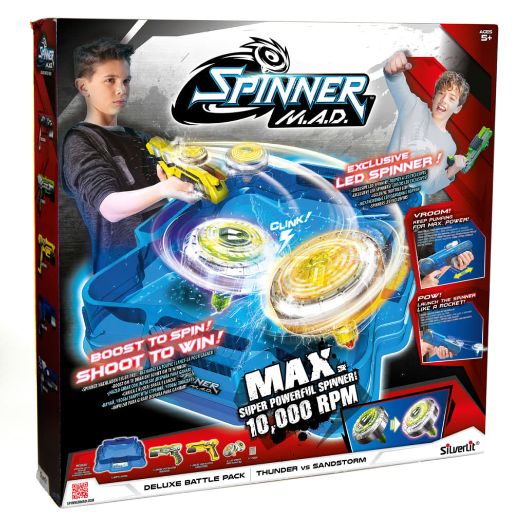 Silverlit Pack de Spinner Mad Deluxe Battle