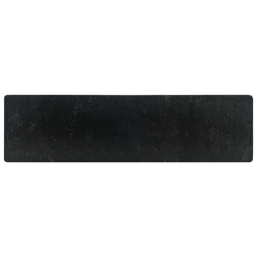 vidaXL Lavabo 45x30x12 cm mármol negro