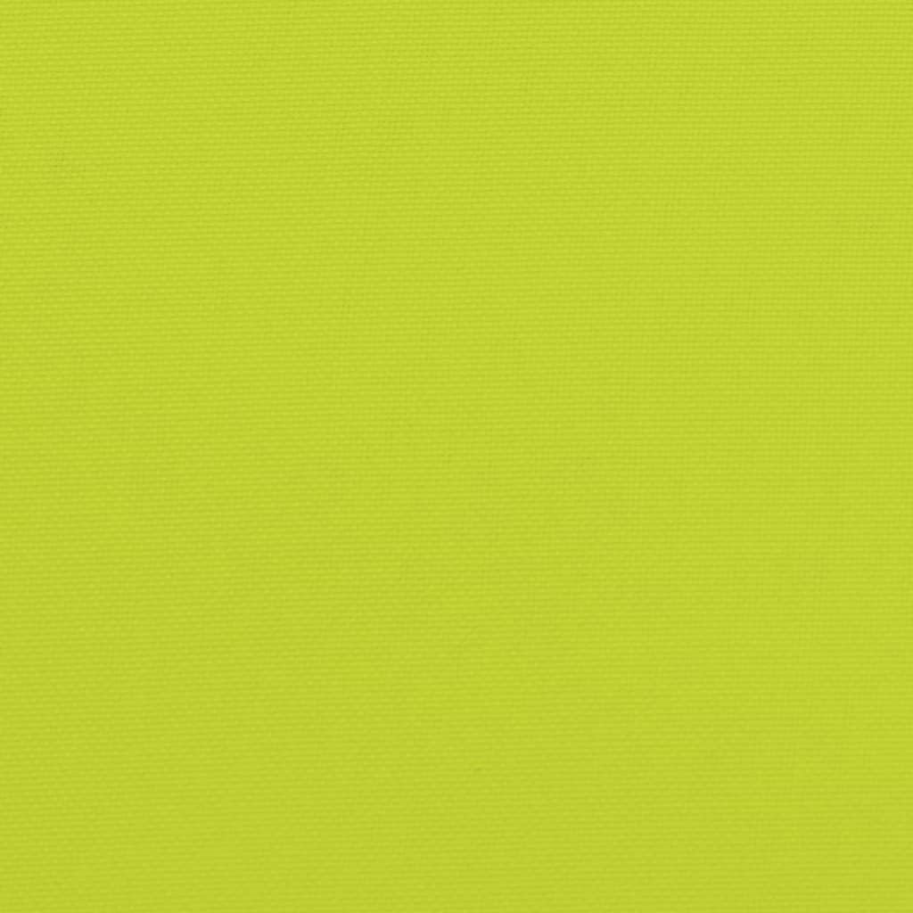 vidaXL Cojines de banco de jardín 2 uds verde brillante 180x50x7 cm