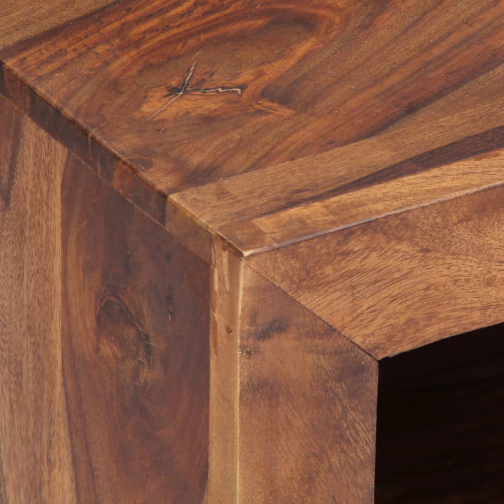 vidaXL Mueble de TV de madera maciza de Sheesham 120x30x40 cm