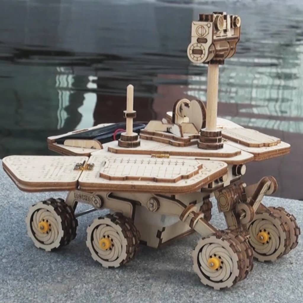 Robotime Coche de juguete energía solar Vagabond Rover