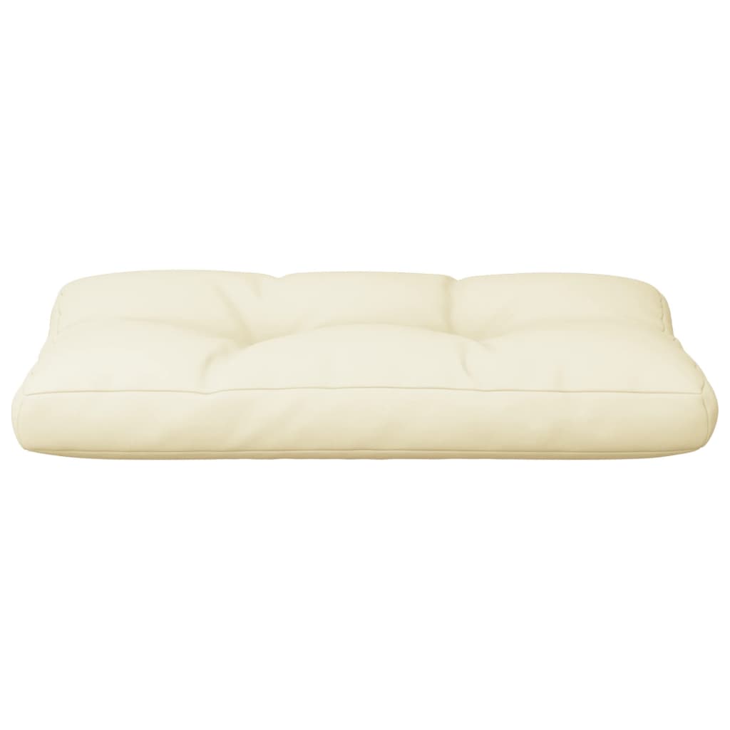 vidaXL Cojín para sofá de palets tela crema 80x40x12 cm