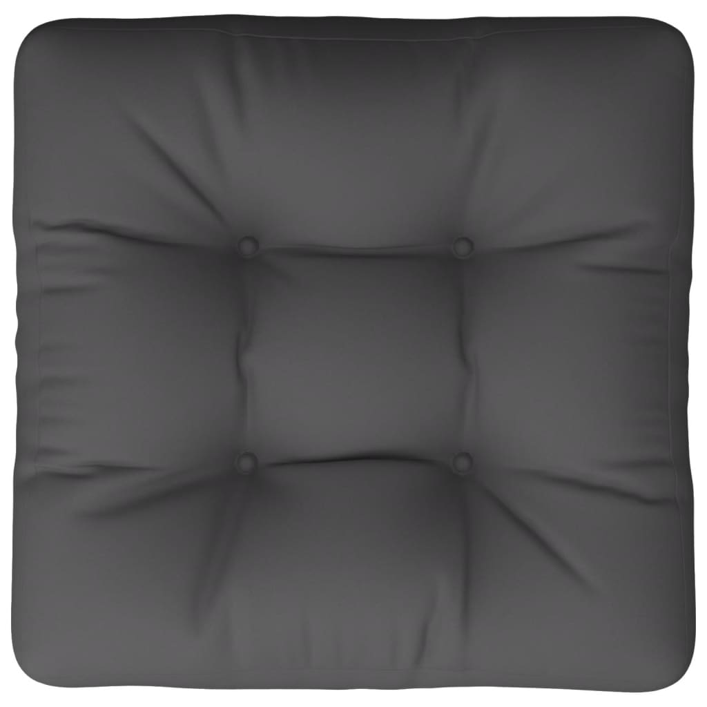 vidaXL Cojín para muebles de palets tela gris 60x60x12 cm