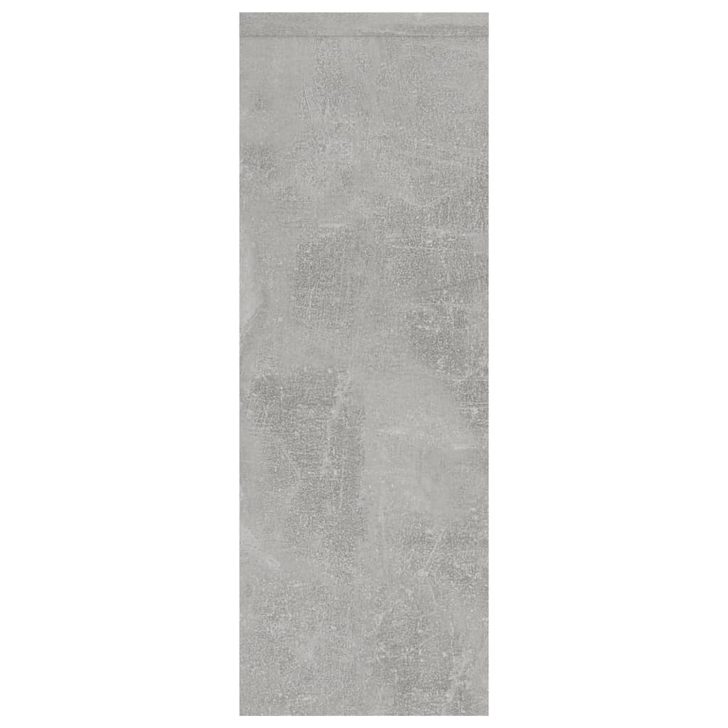 vidaXL Estantería de pared contrachapada gris hormigón 45,1x16x45,1 cm