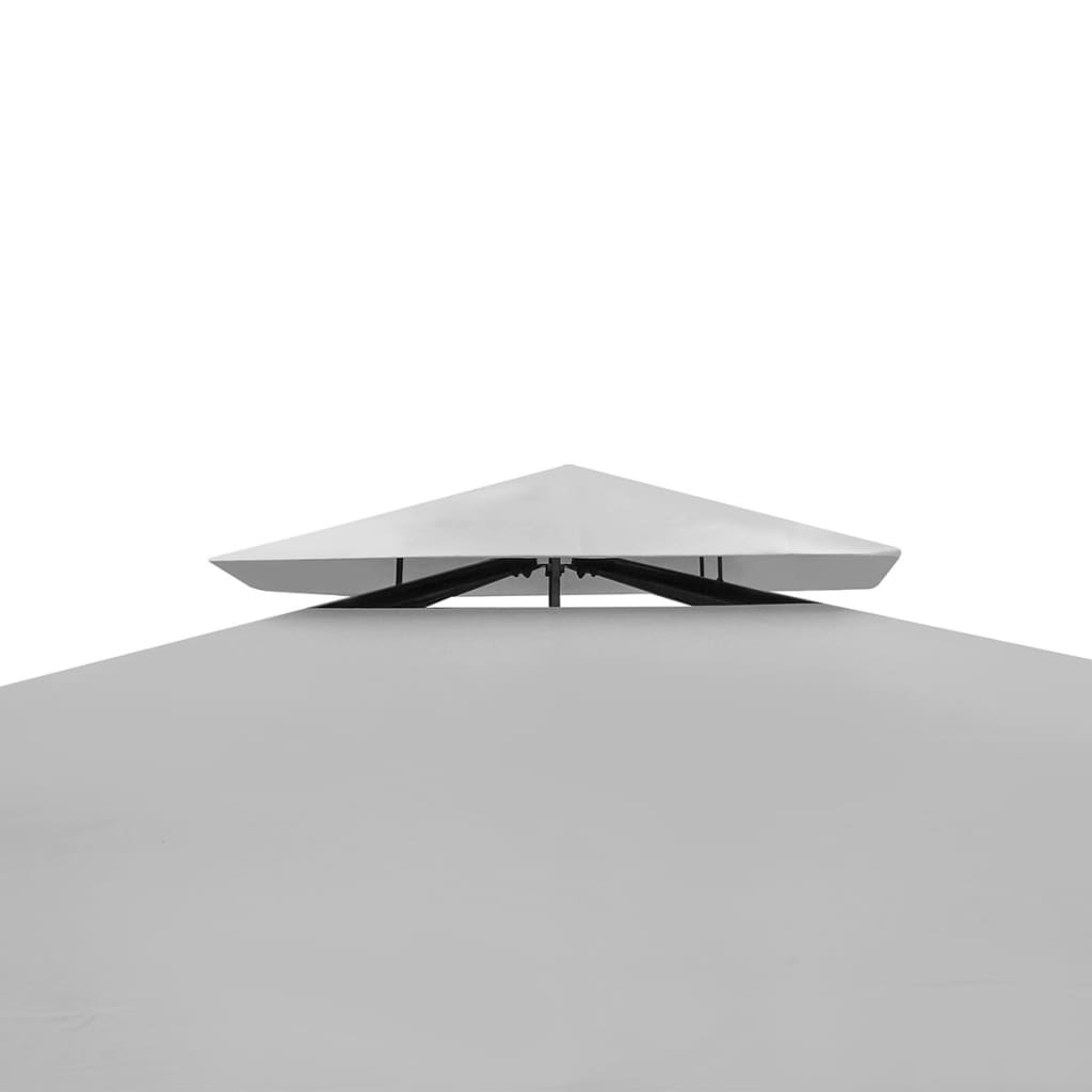 vidaXL Cenador con techo 3x4 m blanco crema