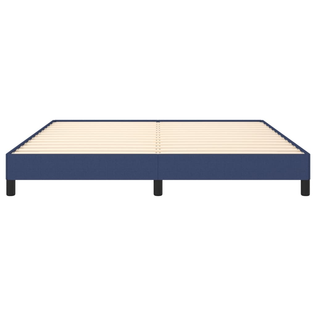 vidaXL Estructura de cama tela azul 180x200 cm