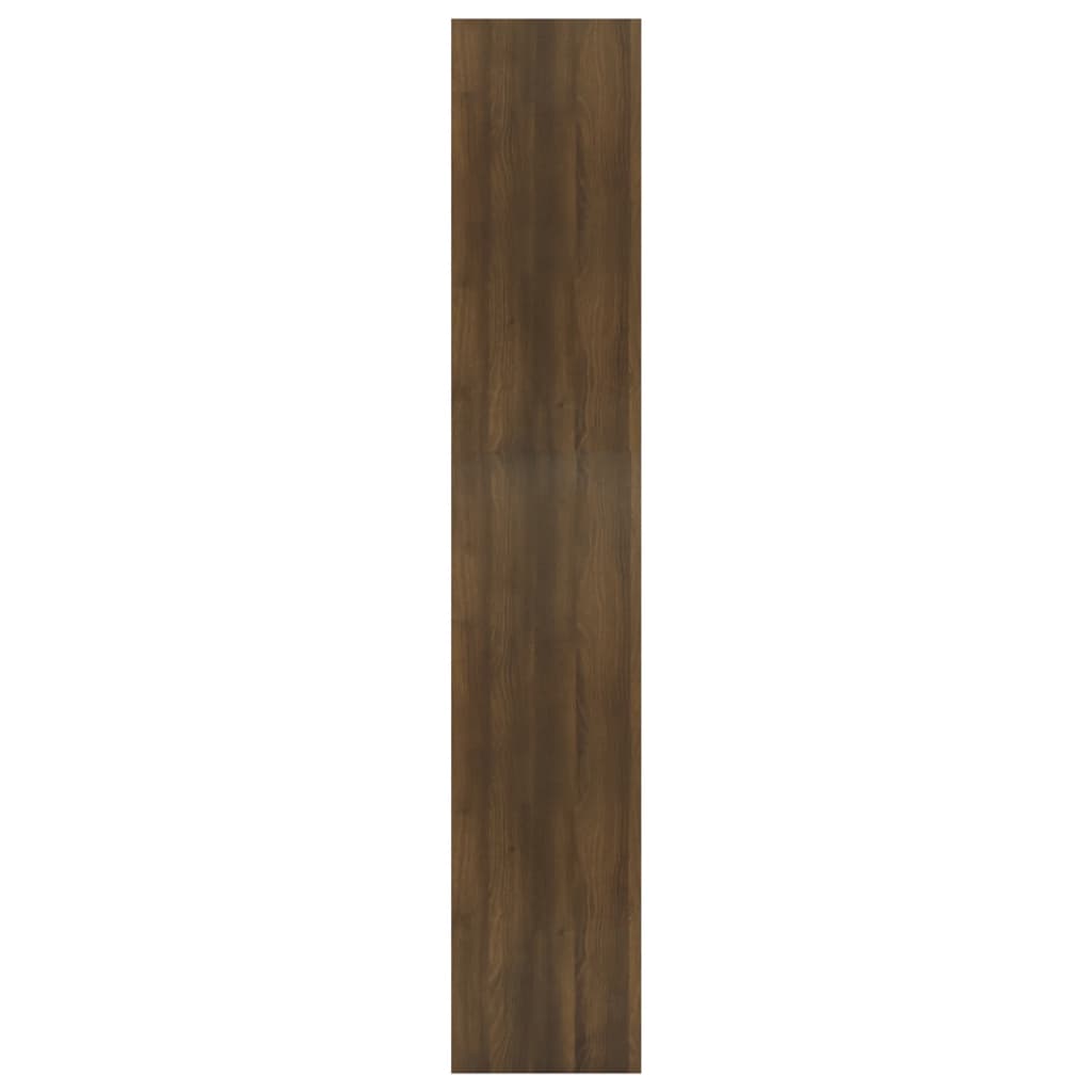 vidaXL Estantería madera contrachapada marrón roble 80x30x166 cm