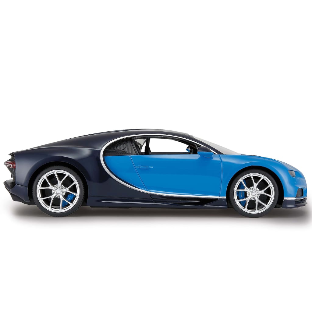 JAMARA Coche superdeportivo teledirigido Bugatti Chiron azul 1:14