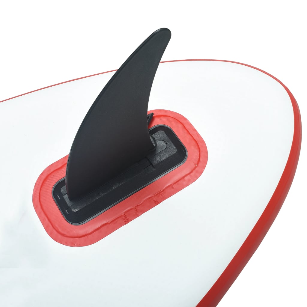 vidaXL Aleta central tabla paddle board plástico negro 18,3x21,2 cm