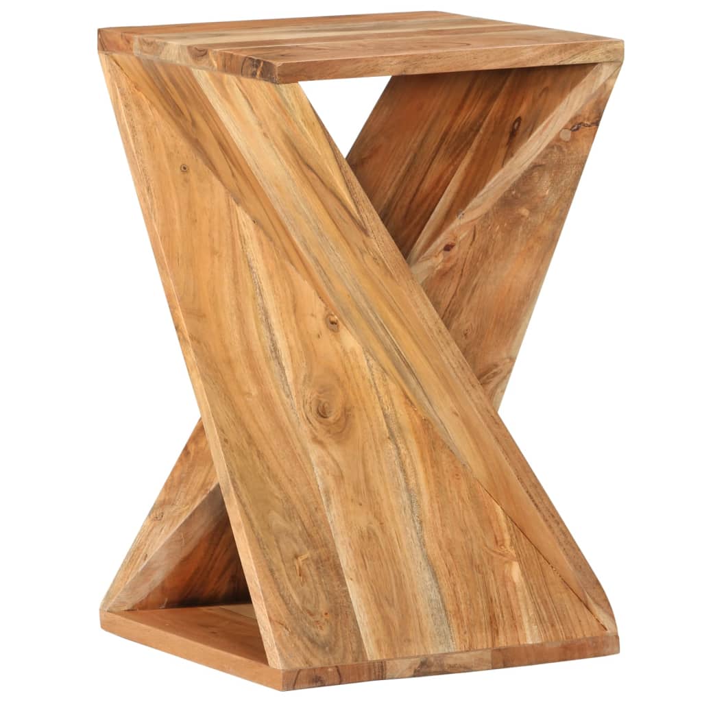 vidaXL Mesa auxiliar madera maciza de acacia 35x35x55 cm