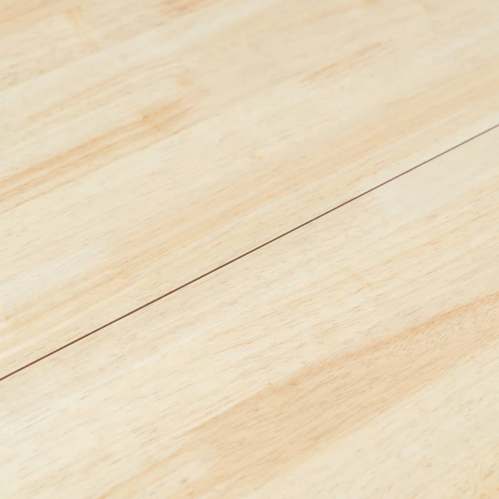 vidaXL Mesa de comedor de madera maciza de caucho gris y marrón 106 cm