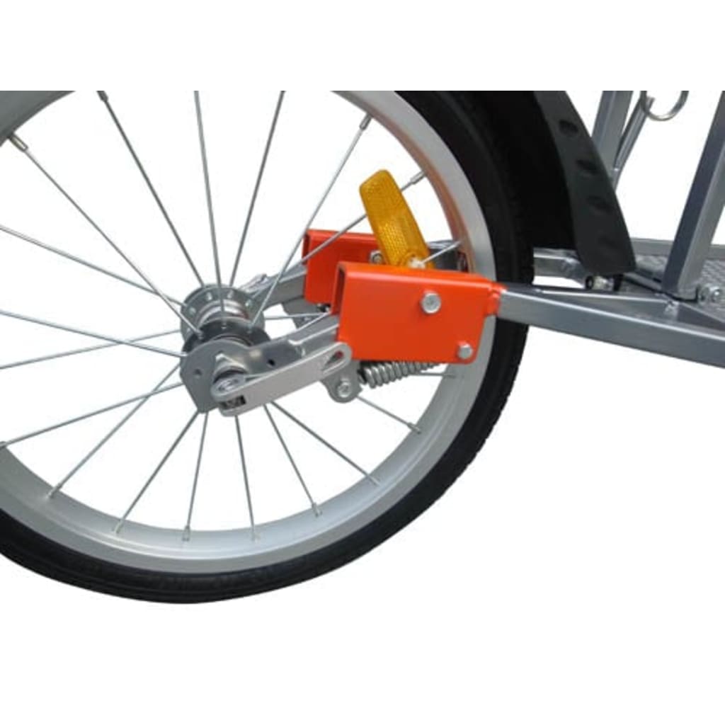 Remolque de bicicleta de una rueda con bolsa de almacenaje