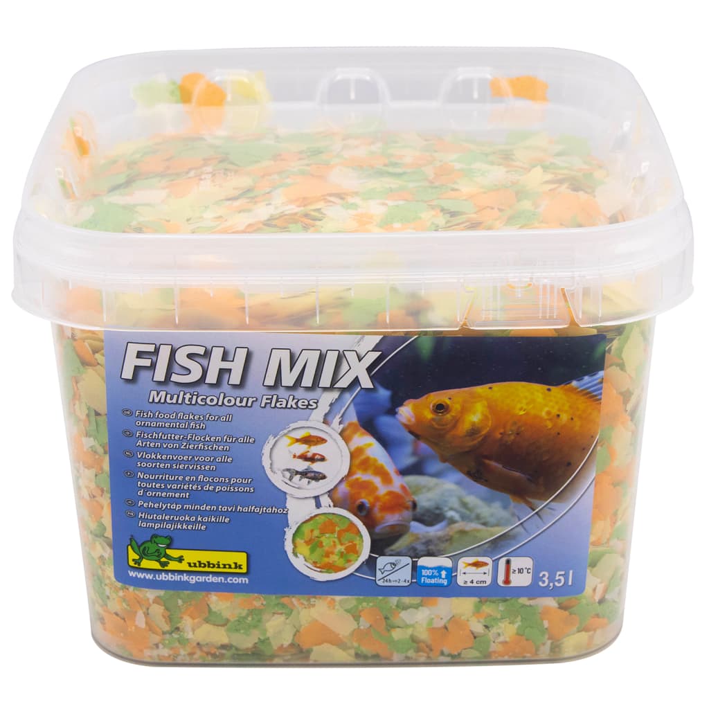 Ubbink Comida para peces Fish Mix Multicolour Flakes 5-20 mm 3,5 l