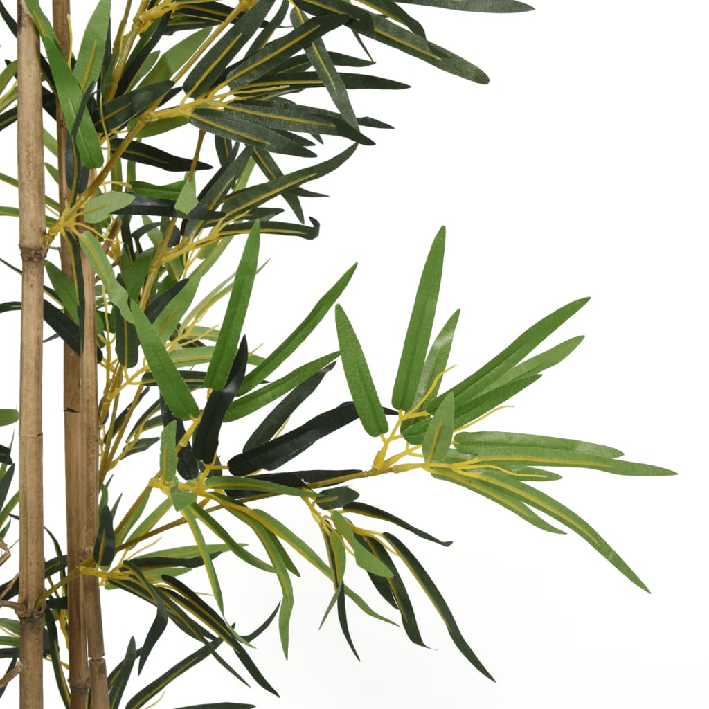 vidaXL Árbol de bambú artificial con 368 hojas verde 80 cm