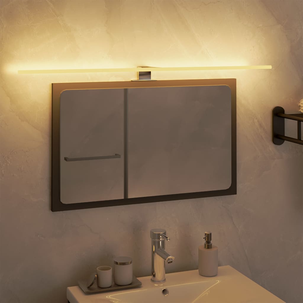 vidaXL Lámpara de espejo LED blanco cálido 7,5 W 3000 K 80 cm