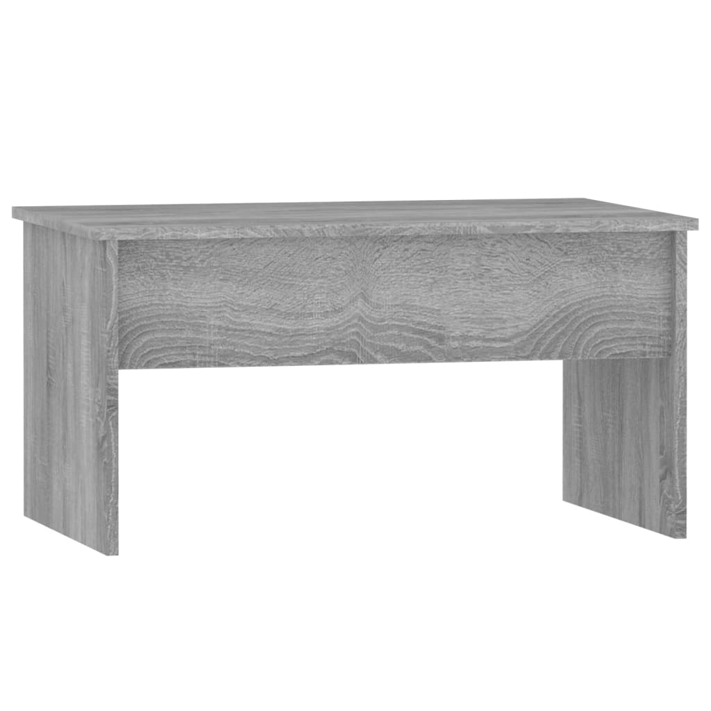 vidaXL Mesa de centro madera contrachapada gris Sonoma 80x50,5x41,5 cm
