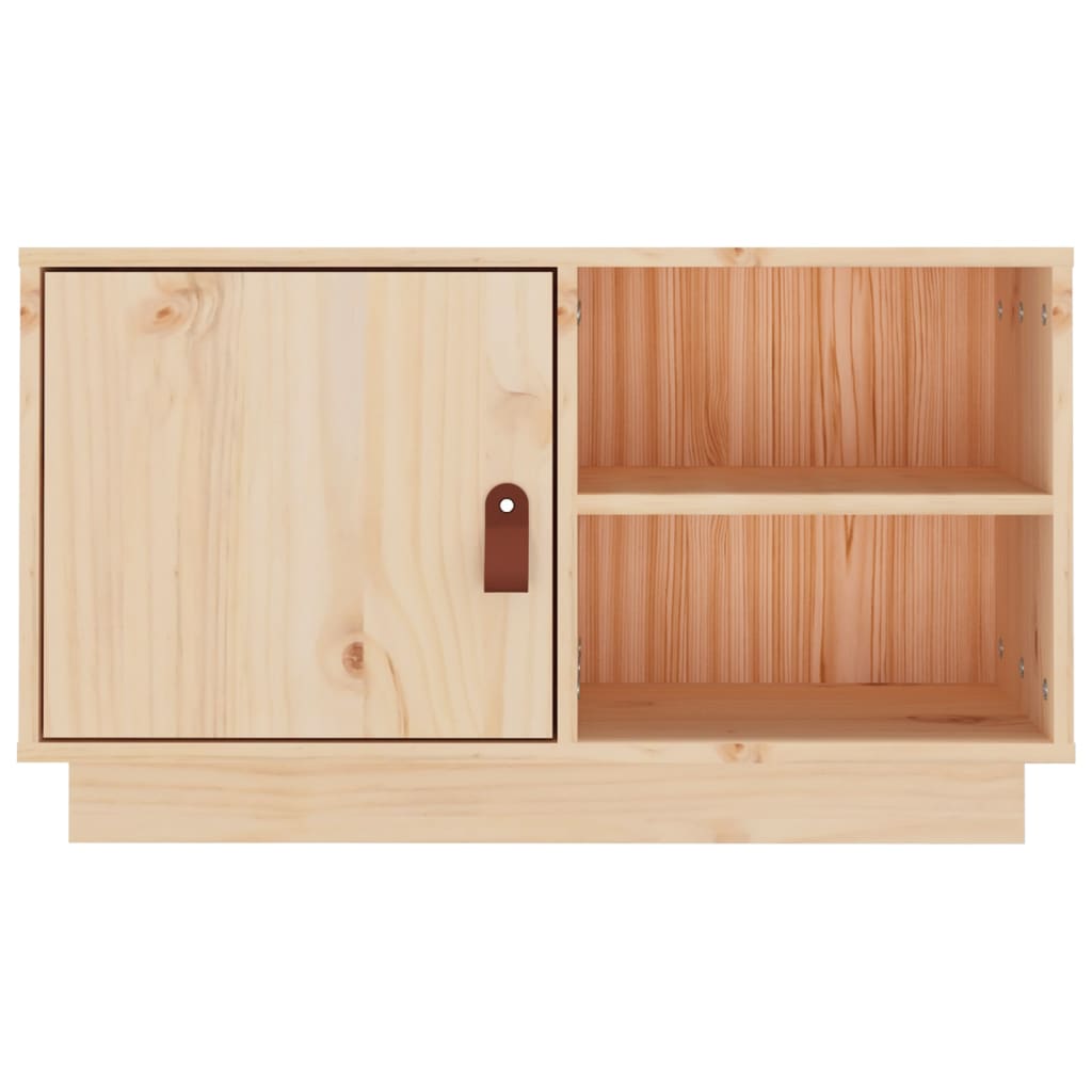 vidaXL Mueble de TV de madera maciza de pino 70x34x40 cm