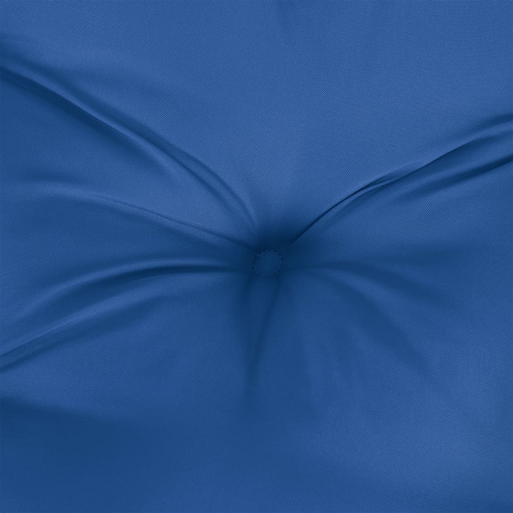 vidaXL Cojines de banco de jardín 2 uds tela Oxford azul 200x50x7 cm