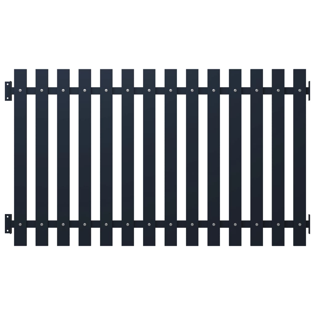 vidaXL Panel de valla acero recubrimiento polvo antracita 170,5x150 cm