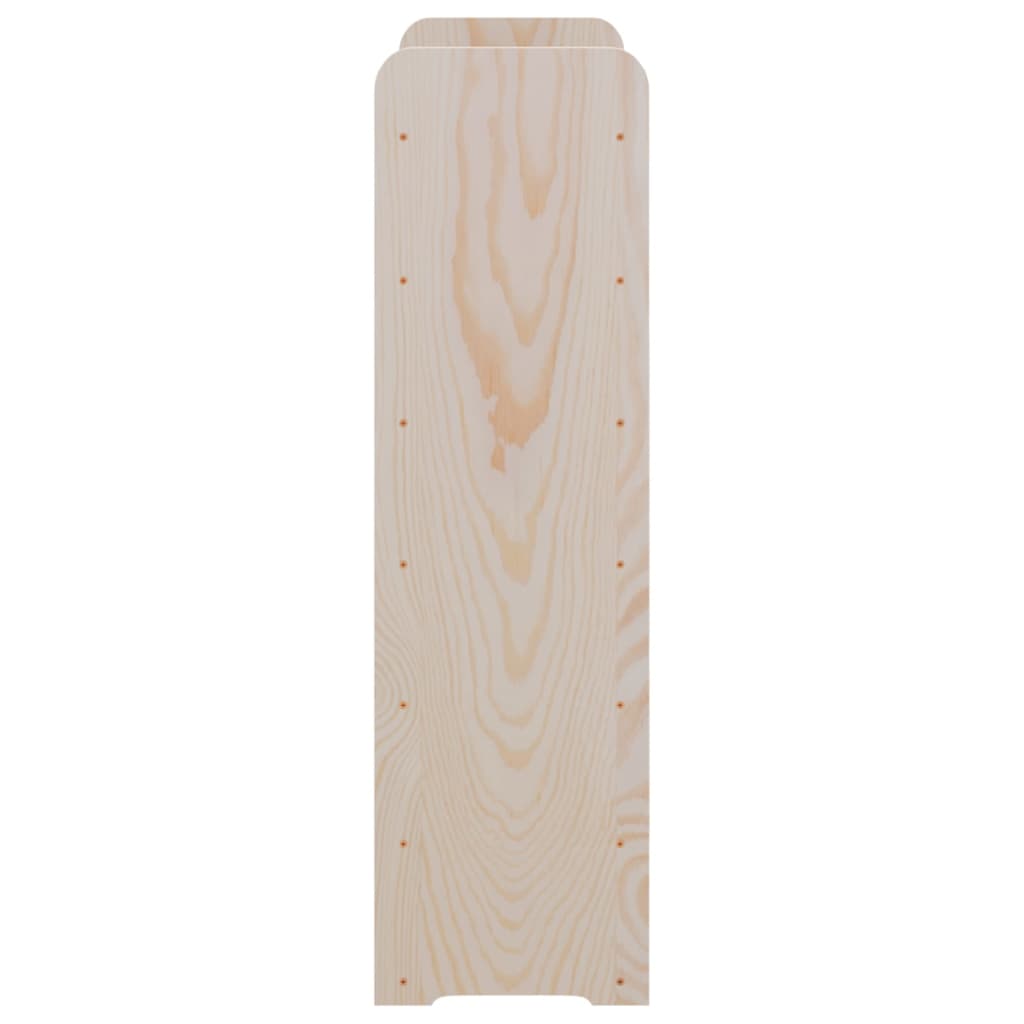 vidaXL Botellero madera maciza de pino 67,5x25x87 cm