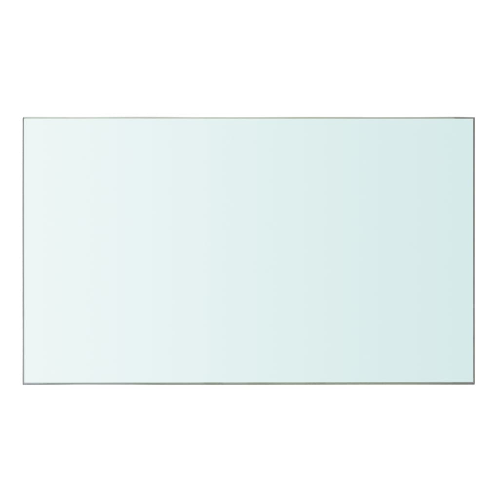 vidaXL Panel de estante vidrio claro 50x30 cm