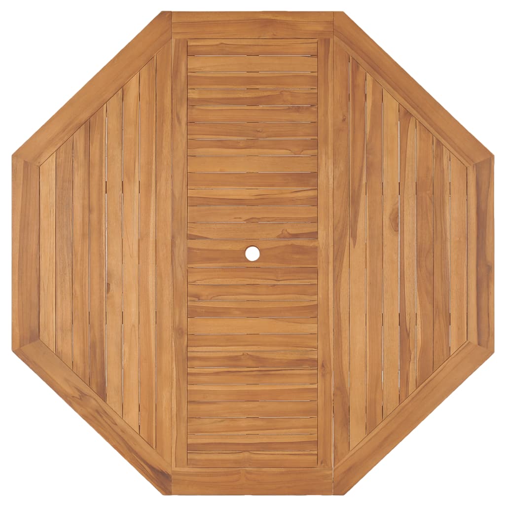 vidaXL Mesa de jardín de madera maciza de teca 150x150x75 cm