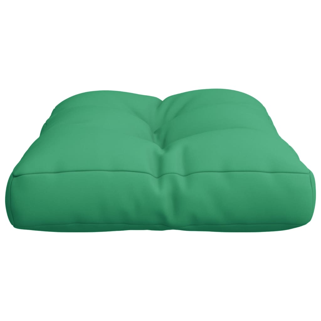 vidaXL Cojín para sofá de palets tela verde 50x40x12 cm
