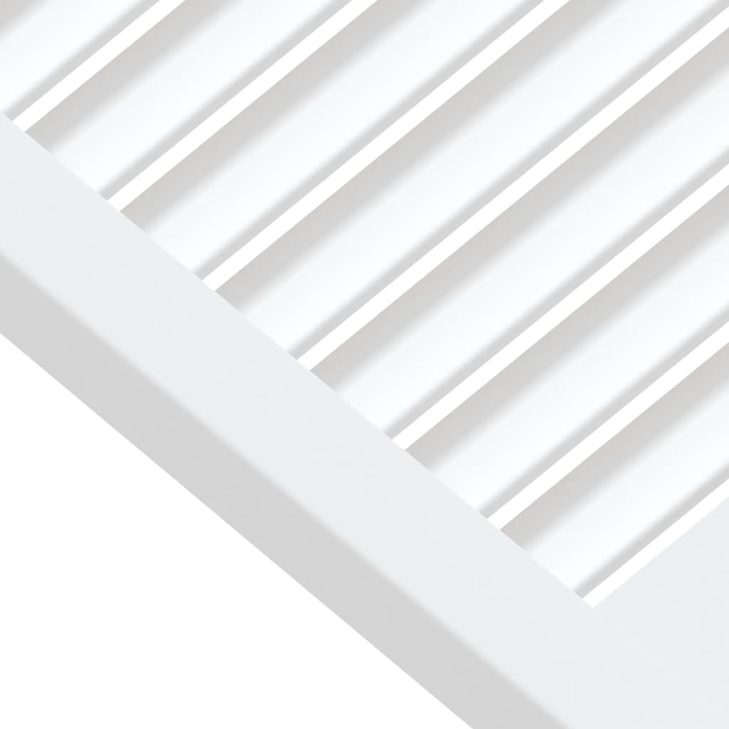 vidaXL Puerta de armario de lamas madera pino blanco 61,5x49,4 cm