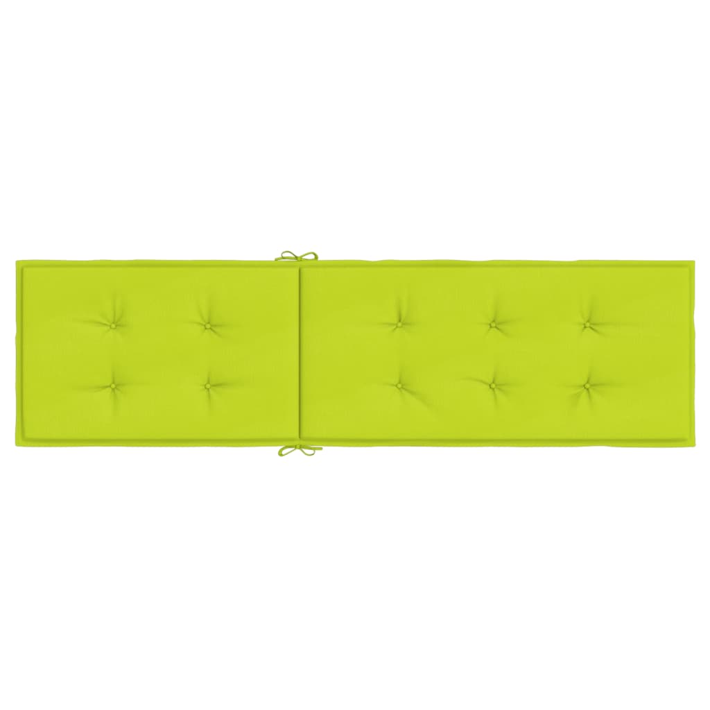 vidaXL Cojín para tumbona verde claro (75+105)x50x3 cm