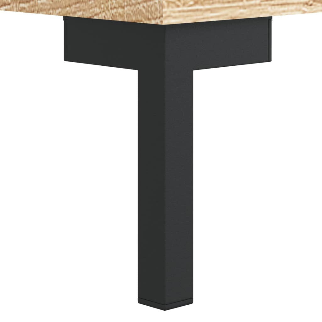 vidaXL Mueble de TV madera de ingeniería roble Sonoma 102x36x50 cm