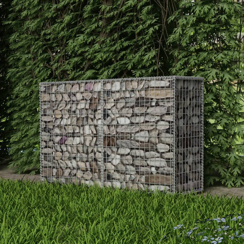 vidaXL Cesta de muro de gaviones acero galvanizado 150x50x100 cm