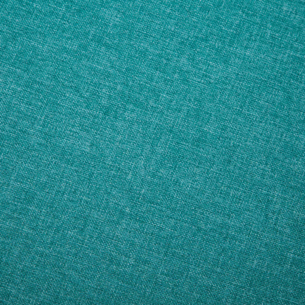 vidaXL Sofá con forma de L tapizado de tela verde 186x136x79 cm