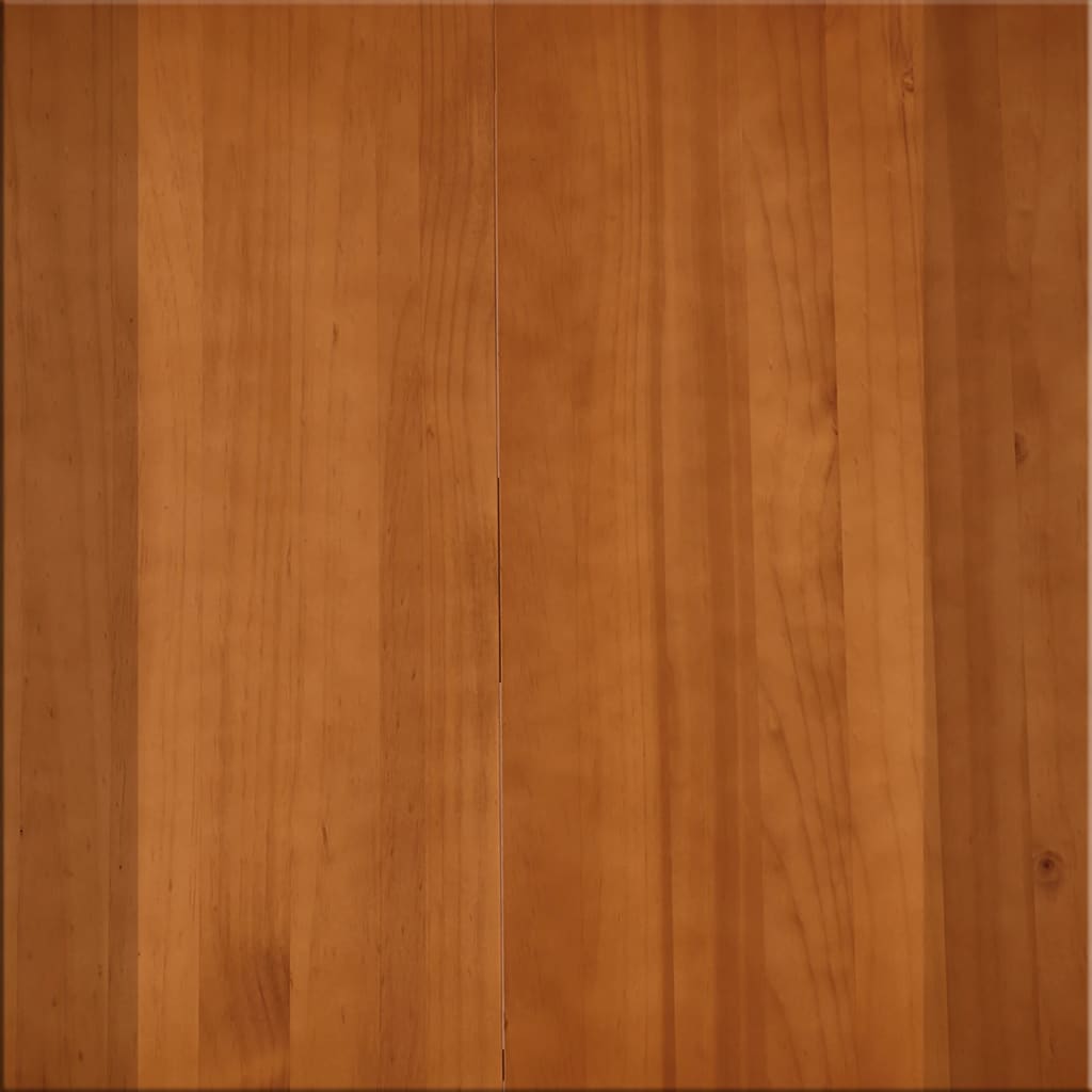 vidaXL Mesa de comedor de madera de pino blanco y marrón 180x90x73 cm