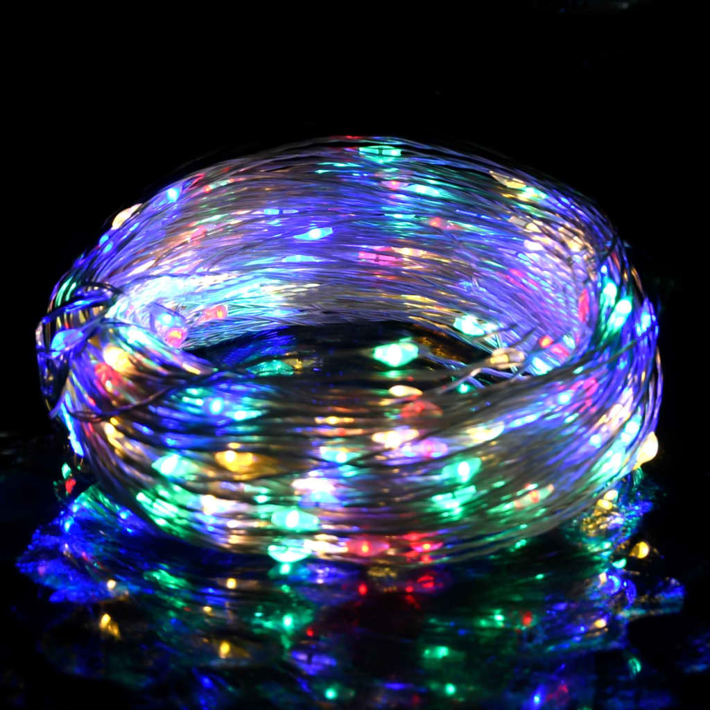 vidaXL Guirnalda de micro luces LED 40 m 400 LED de colores