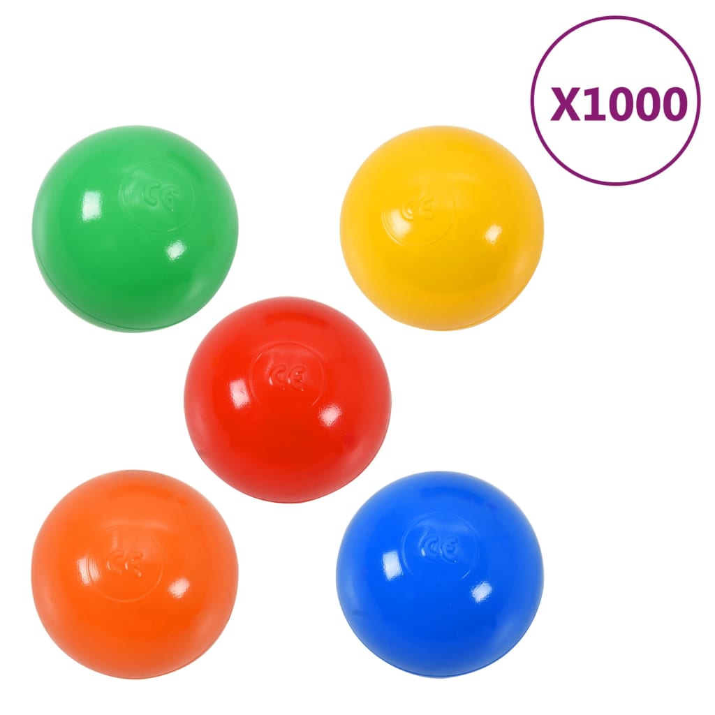 vidaXL Bolas de juego multicolor 1000 unidades