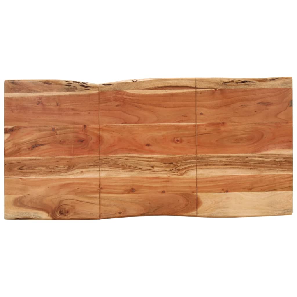 vidaXL Mesa de comedor madera maciza de acacia 140x70x76 cm