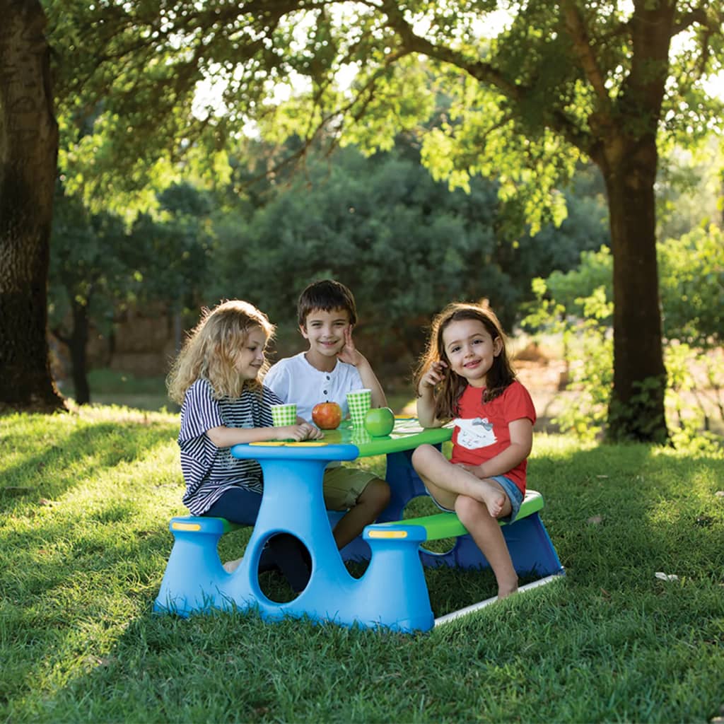 vidaXL Mesa de pícnic para niños polipropileno 89,5x84,5x48 cm