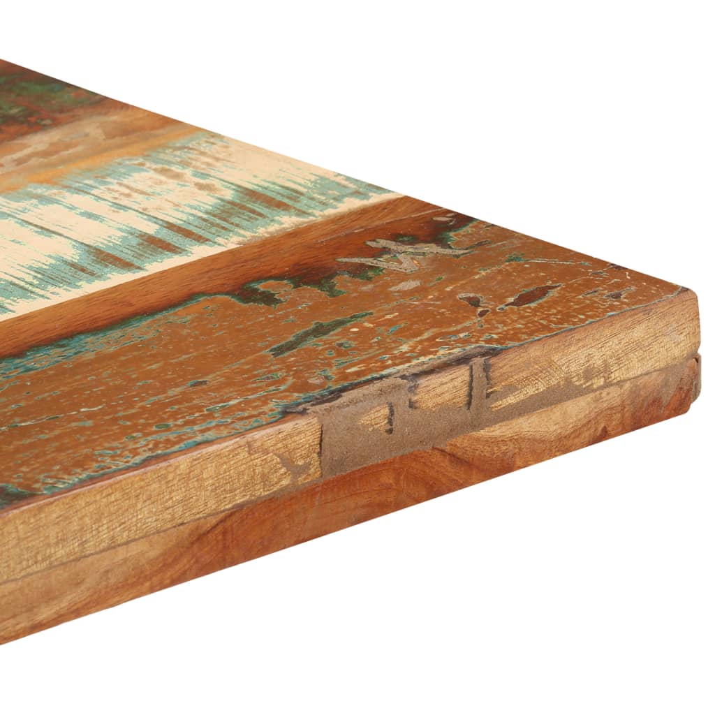 vidaXL Mesa de bistró cuadrada madera maciza reciclada 50x50x110 cm