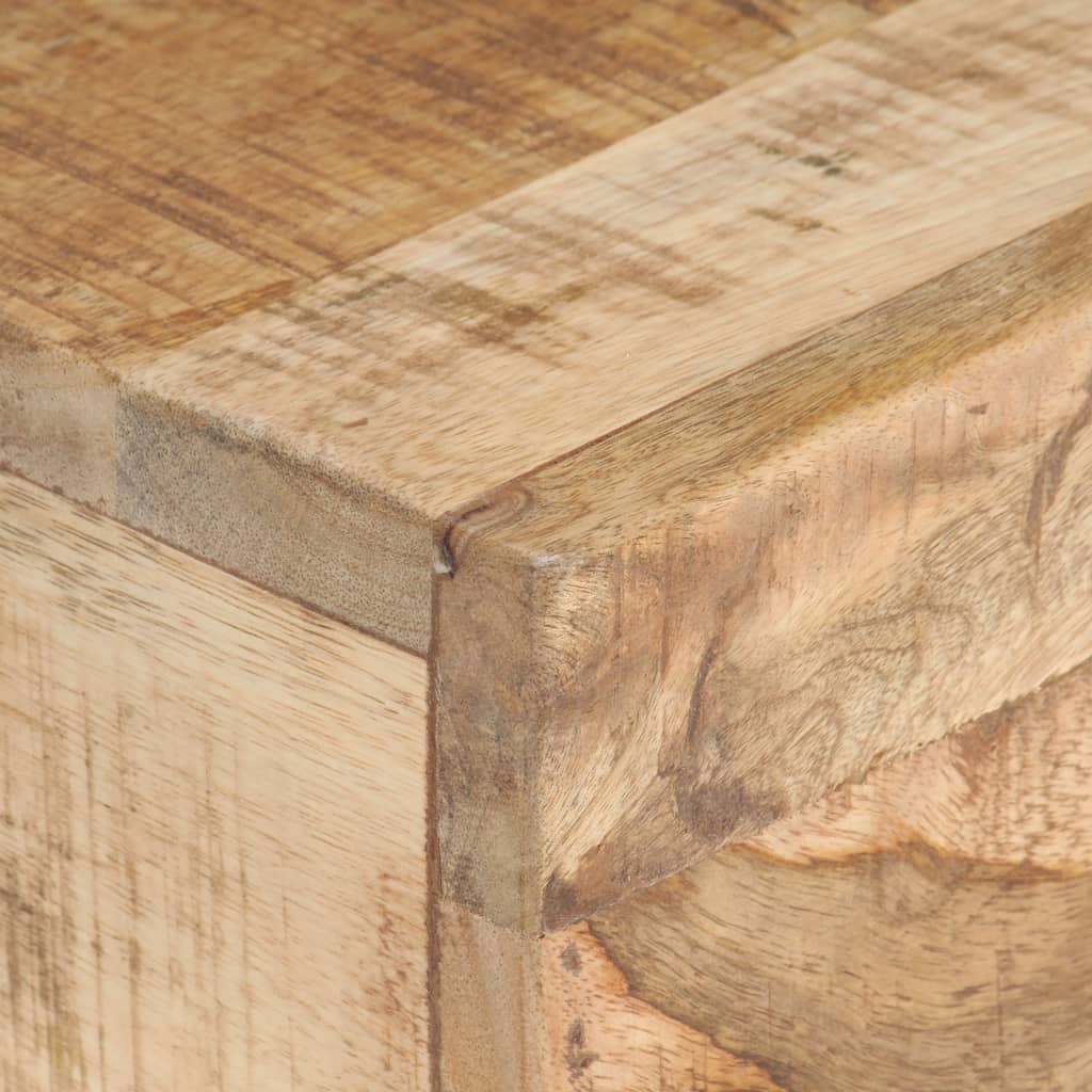 vidaXL Mesa auxiliar de madera de mango maciza 40x30x50 cm