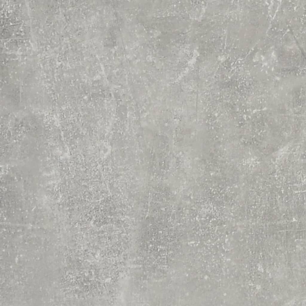 vidaXL Armario colgante de pared gris hormigón 69,5x34x90 cm