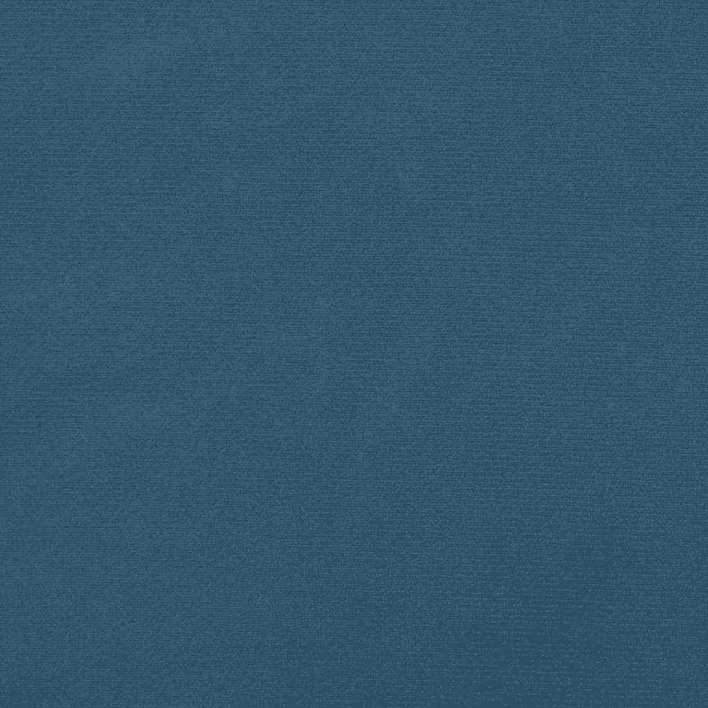 vidaXL Cama box spring colchón y LED terciopelo azul oscuro 90x200 cm
