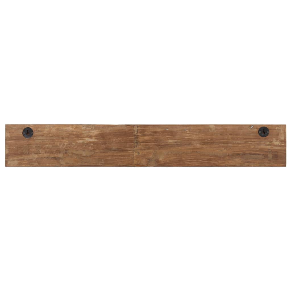 vidaXL Perchero de recibidor 5 ganchos madera reciclada 100x2,5x15 cm