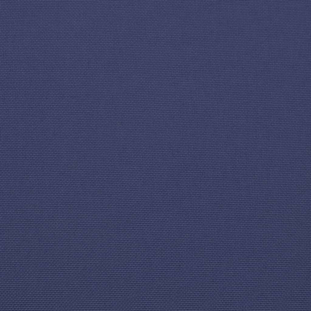 vidaXL Cojín para banco de jardín tela Oxford azul marino 110x50x7 cm