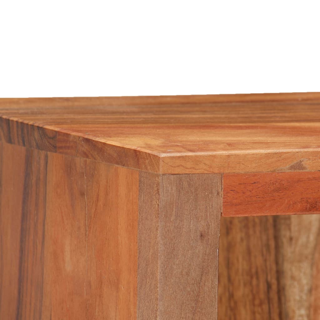 vidaXL Aparador de madera maciza reciclada 40x30x122 cm