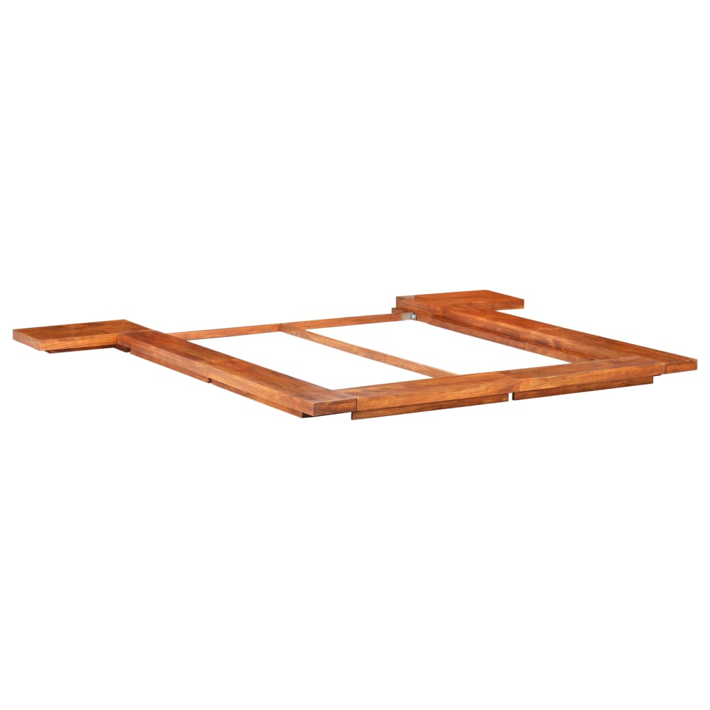 vidaXL Estructura para futón japonés madera maciza de acacia 160x200 cm