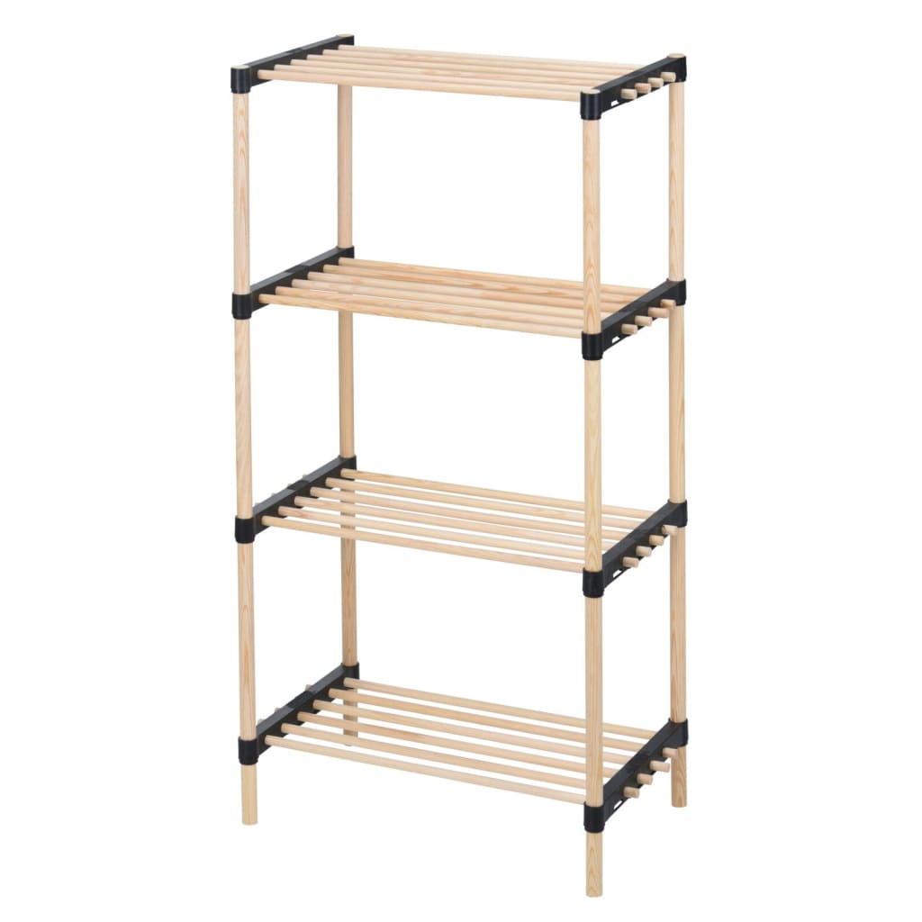 Storage solutions Zapatero con 4 estantes madera 49x28x92,5 cm