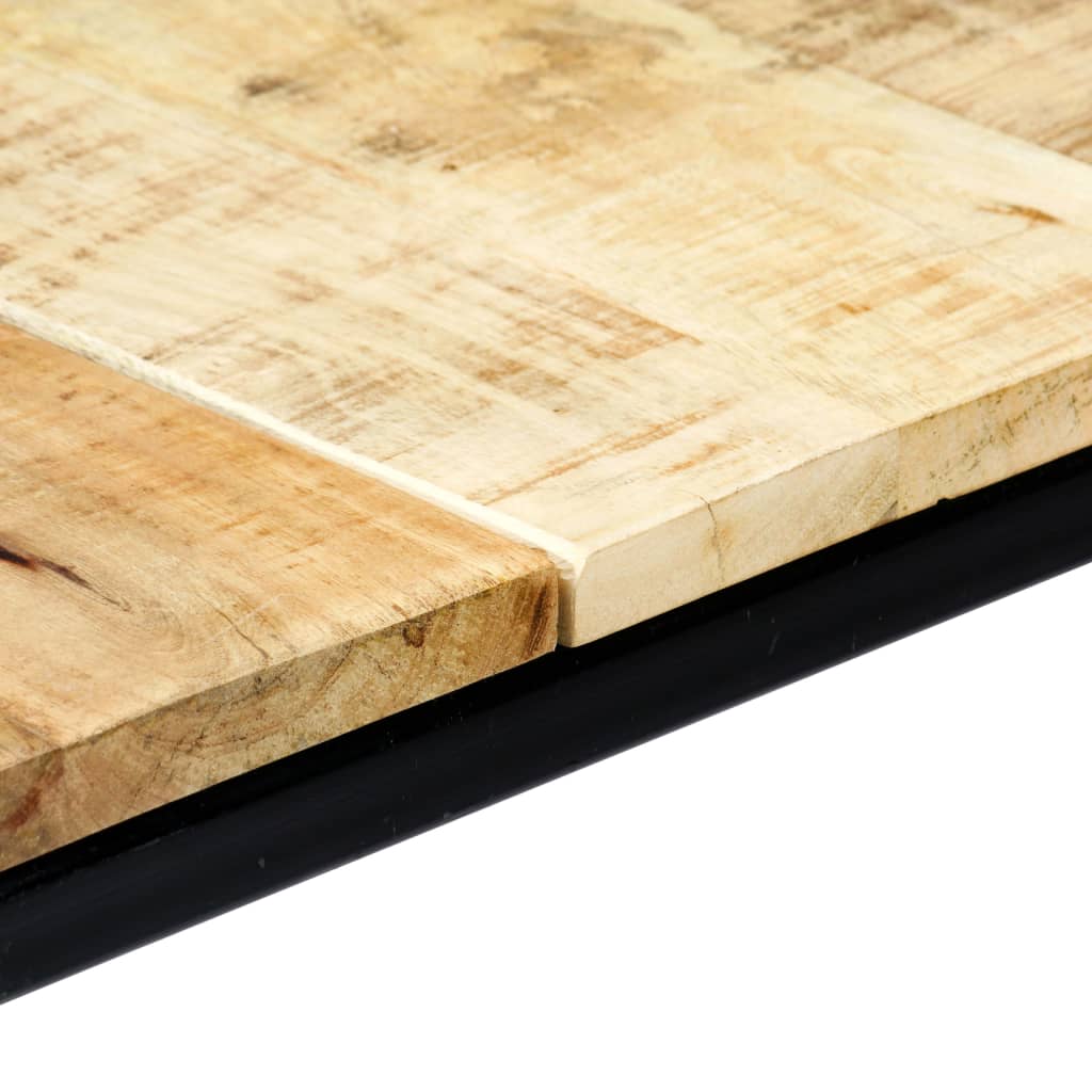 vidaXL Mesa de comedor madera maciza de mango rugoso 180x90x75 cm