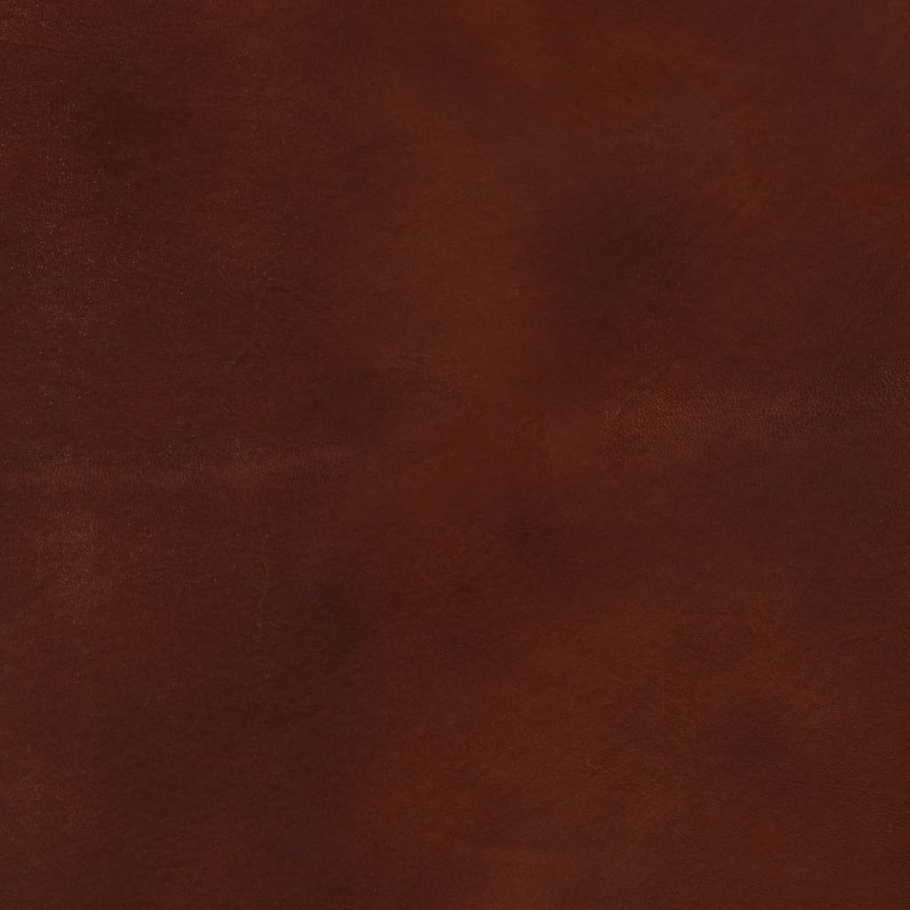 vidaXL Sillón butaca de cuero auténtico marrón